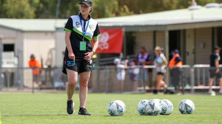 Canberra United Head Coach Vicki Linton