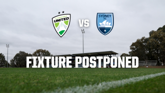 FIXTURE UPDATE: ROUND FIVE MATCH AGAINST SYDNEY FC POSTPONED